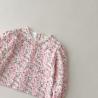 Load image into Gallery viewer, Baby Kid Girls Flower Print Tops Wholesale 23113083
