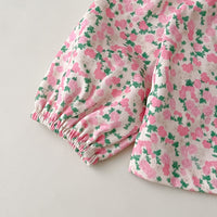 Load image into Gallery viewer, Baby Kid Girls Flower Print Tops Wholesale 23113083
