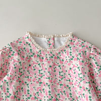 Load image into Gallery viewer, Baby Kid Girls Flower Print Tops Wholesale 23113083
