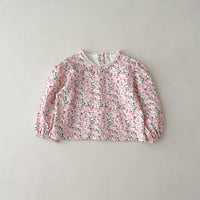 Load image into Gallery viewer, Baby Kid Girls Flower Print Tops Wholesale 23113083
