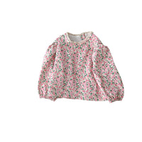 Load image into Gallery viewer, Baby Kid Girls Flower Print Tops Wholesale 23113083

