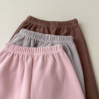 Load image into Gallery viewer, 2 Pieces Set Baby Kid Girls Solid Color Tops And Pants Wholesale 23113084
