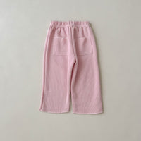 Load image into Gallery viewer, 2 Pieces Set Baby Kid Girls Solid Color Tops And Pants Wholesale 23113084
