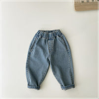 Load image into Gallery viewer, Baby Kid Boys Solid Color Jeans Wholesale 23113089
