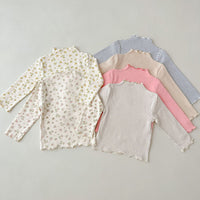 Load image into Gallery viewer, Baby Kid Girls Striped Flower Polka dots Print Tops Wholesale 23113091

