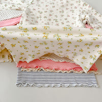 Load image into Gallery viewer, Baby Kid Girls Striped Flower Polka dots Print Tops Wholesale 23113091
