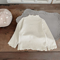 Load image into Gallery viewer, Baby Kid Girls Striped Flower Polka dots Print Tops Wholesale 23113091
