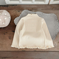 Load image into Gallery viewer, Baby Kid Girls Striped Flower Polka dots Print Tops Wholesale 23113091
