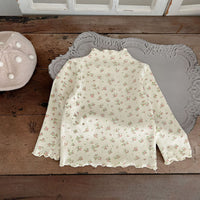 Load image into Gallery viewer, Baby Kid Girls Striped Flower Polka dots Print Tops Wholesale 23113091
