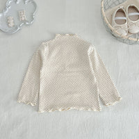 Load image into Gallery viewer, Baby Kid Girls Striped Flower Polka dots Print Tops Wholesale 23113091
