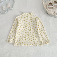 Load image into Gallery viewer, Baby Kid Girls Striped Flower Polka dots Print Tops Wholesale 23113091
