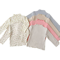 Load image into Gallery viewer, Baby Kid Girls Striped Flower Polka dots Print Tops Wholesale 23113091
