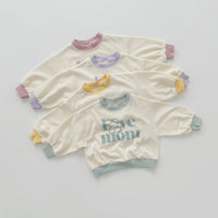 Load image into Gallery viewer, 2 Pieces Set Baby Kid Girls Letters Tops And Solid Color Pants Wholesale 23113093
