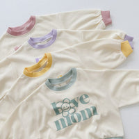 Load image into Gallery viewer, 2 Pieces Set Baby Kid Girls Letters Tops And Solid Color Pants Wholesale 23113093
