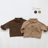 Load image into Gallery viewer, Baby Kid Girls Boys Solid Color Jackets Outwears Wholesale 24011101

