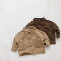Load image into Gallery viewer, Baby Kid Girls Boys Solid Color Jackets Outwears Wholesale 24011101
