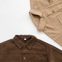 Load image into Gallery viewer, Baby Kid Girls Boys Solid Color Jackets Outwears Wholesale 24011101
