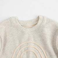 Load image into Gallery viewer, 2 Pieces Set Baby Kid Girls Solid Color Rainbow Tops And Pants Wholesale 24011102
