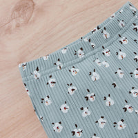 Load image into Gallery viewer, 2 Pieces Set Baby Kid Girls Flower Print Tops And Pants Wholesale 24011104
