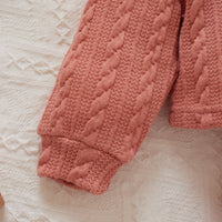 Load image into Gallery viewer, 2 Pieces Set Baby Kid Girls Solid Color Tops And Pants Wholesale 24011106
