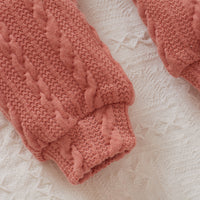 Load image into Gallery viewer, 2 Pieces Set Baby Kid Girls Solid Color Tops And Pants Wholesale 24011106
