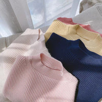 Load image into Gallery viewer, Baby Kid Girls Solid Color Sweaters Wholesale 24011109
