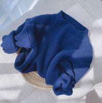 Load image into Gallery viewer, Baby Kid Girls Solid Color Sweaters Wholesale 24011109
