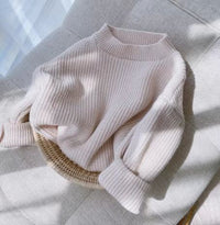 Load image into Gallery viewer, Baby Kid Girls Solid Color Sweaters Wholesale 24011109

