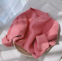 Load image into Gallery viewer, Baby Kid Girls Solid Color Sweaters Wholesale 24011109
