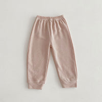 Load image into Gallery viewer, 2 Pieces Set Baby Kid Girls Flower Embroidered Tops And Solid Color Pants Wholesale 240111105
