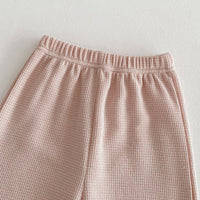 Load image into Gallery viewer, 2 Pieces Set Baby Kid Girls Flower Embroidered Tops And Solid Color Pants Wholesale 240111105
