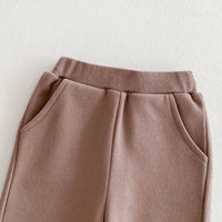 Load image into Gallery viewer, 2 Pieces Set Baby Kid Girls Letters Tops And Solid Color Pants Wholesale 240111111
