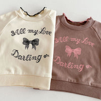 Load image into Gallery viewer, 2 Pieces Set Baby Kid Girls Letters Tops And Solid Color Pants Wholesale 240111111
