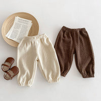Load image into Gallery viewer, Baby Kid Girls Solid Color Pants Wholesale 240111113

