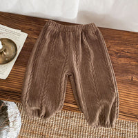 Load image into Gallery viewer, Baby Kid Girls Solid Color Pants Wholesale 240111113
