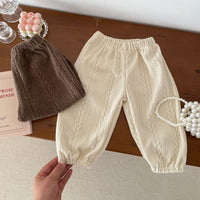 Load image into Gallery viewer, Baby Kid Girls Solid Color Pants Wholesale 240111113
