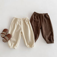 Load image into Gallery viewer, Baby Kid Girls Solid Color Pants Wholesale 240111113
