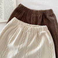 Load image into Gallery viewer, Baby Kid Girls Solid Color Pants Wholesale 240111113
