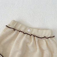 Load image into Gallery viewer, 2 Pieces Set Baby Kid Girls Solid Color Tops And Shorts Wholesale 240111132
