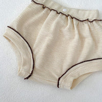 Load image into Gallery viewer, 2 Pieces Set Baby Kid Girls Solid Color Tops And Shorts Wholesale 240111132
