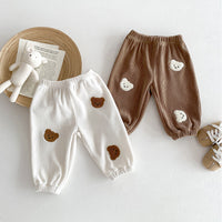 Load image into Gallery viewer, Baby Kid Girls Boys Solid Color Cartoon Pants Wholesale 240111138
