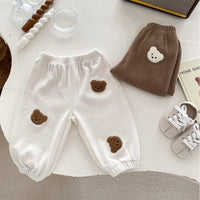 Load image into Gallery viewer, Baby Kid Girls Boys Solid Color Cartoon Pants Wholesale 240111138
