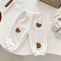 Load image into Gallery viewer, Baby Kid Girls Boys Solid Color Cartoon Pants Wholesale 240111138
