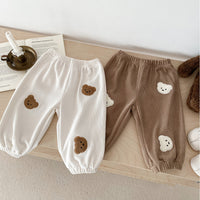 Load image into Gallery viewer, Baby Kid Girls Boys Solid Color Cartoon Pants Wholesale 240111138
