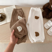 Load image into Gallery viewer, Baby Kid Girls Boys Solid Color Cartoon Pants Wholesale 240111138
