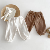 Load image into Gallery viewer, Baby Kid Girls Boys Solid Color Cartoon Pants Wholesale 240111138
