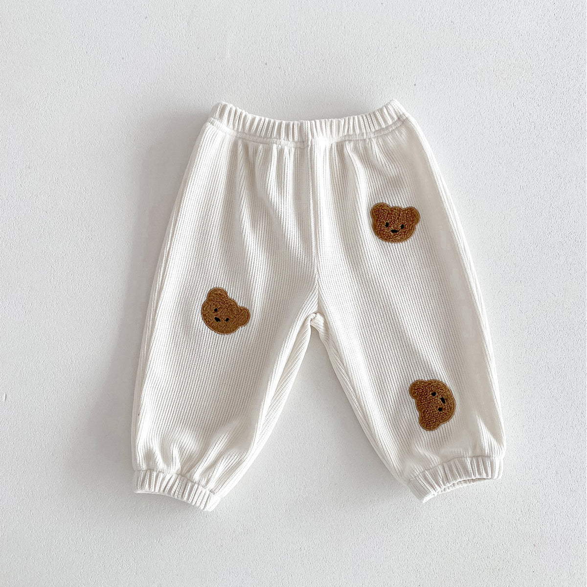 Baby Kid Girls Boys Solid Color Cartoon Pants Wholesale 240111138