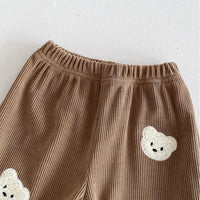 Load image into Gallery viewer, Baby Kid Girls Boys Solid Color Cartoon Pants Wholesale 240111138
