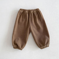 Load image into Gallery viewer, Baby Kid Girls Boys Solid Color Cartoon Pants Wholesale 240111138
