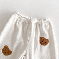 Load image into Gallery viewer, Baby Kid Girls Boys Solid Color Cartoon Pants Wholesale 240111138
